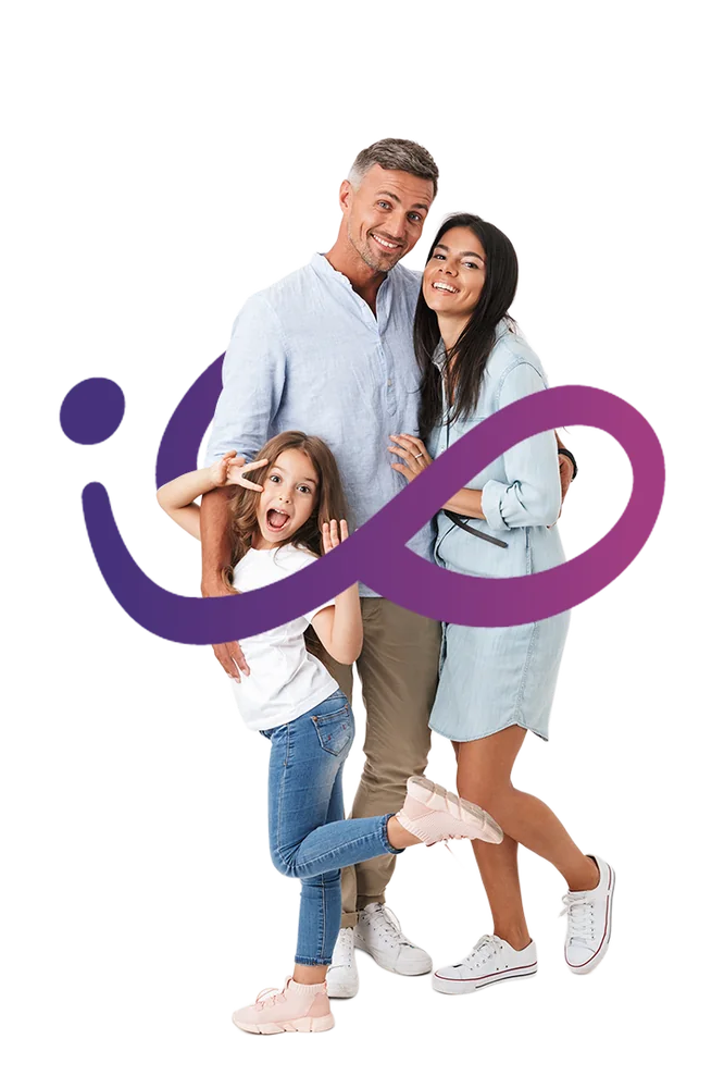 Família sorrindo